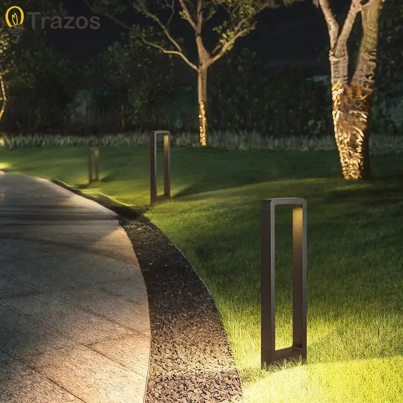 Lawn Lights Outdoor Waterproof Garden Villa Garden Lights Modern Simple Lights Inserted Led Community Park Landscape Lawn Lights