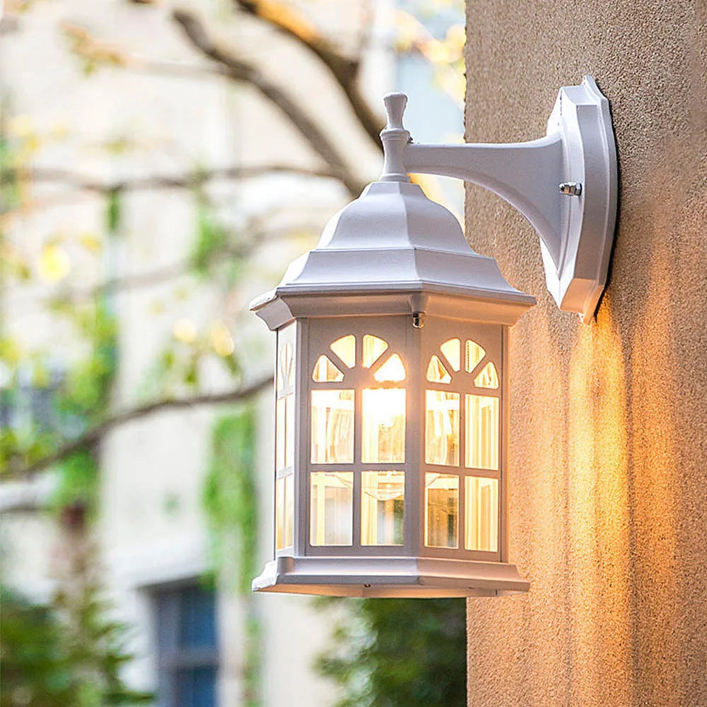 Balcony Waterproof Wall Lamp Outdoor European Wall Light Villa Garden Garden American Lamps Exterior Courtyard Doorway Lighting