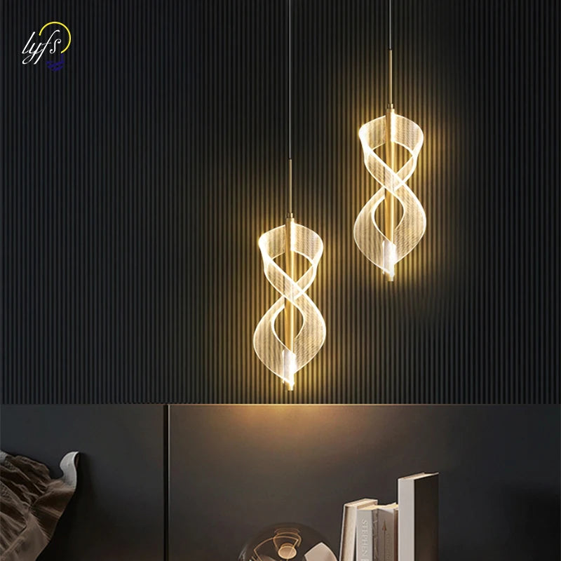 Modern LED Pendant Lights Indoor Lighting Hanging Lamp Home Bedroom Bedside Living Room Dining Tables Decoration Nordic Light