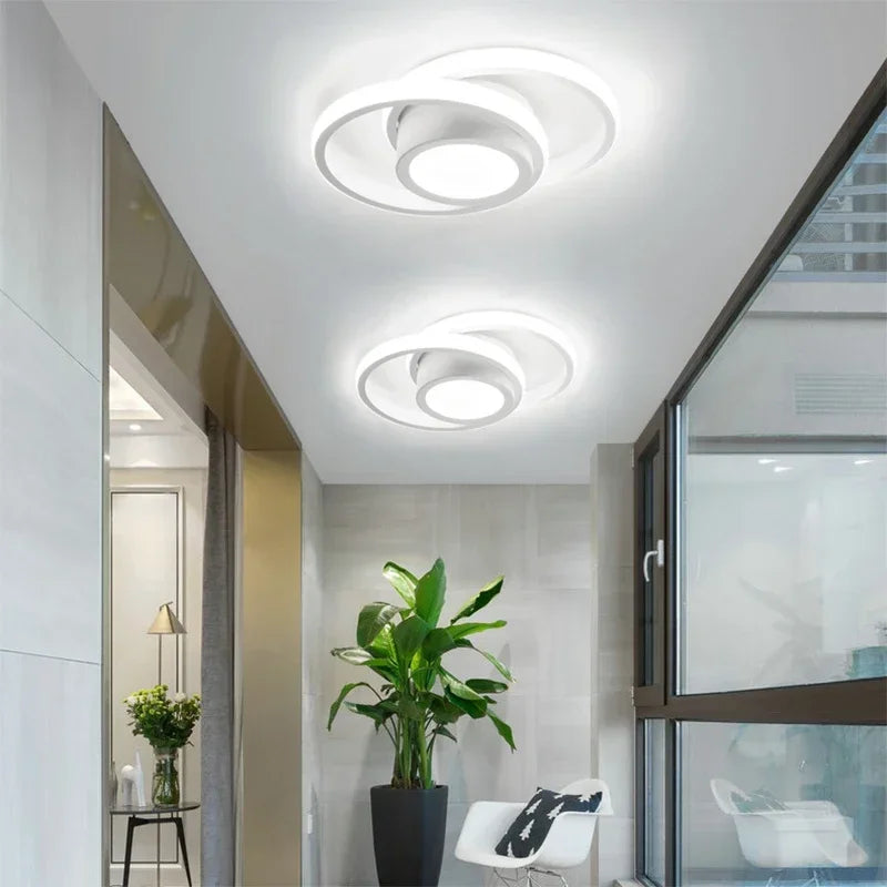 Modern LED Ceiling Light Square Round Fixtures Corridor Entryway Aisle Indoor Remote Control Led Home Decor Lamp Lighting Lustre