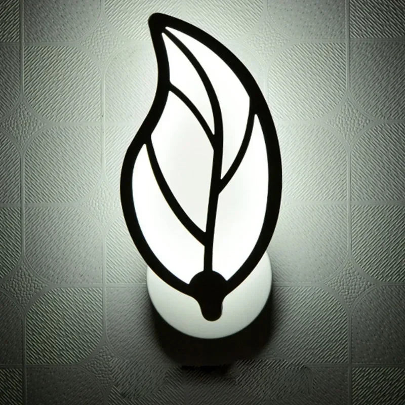 LED Light Modern Wall Lamp Acrylic Sconce 10W AC90-260V Flame Shape Indoor Bathroom Bedroom Living Room Hallway Art Decoration