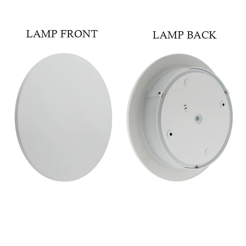 Creative and Simple Round LED Wall Lamp Outdoor Wall Lights Waterproof Wall Sconce AC90-260V Aluminum Garden Lighting AU247