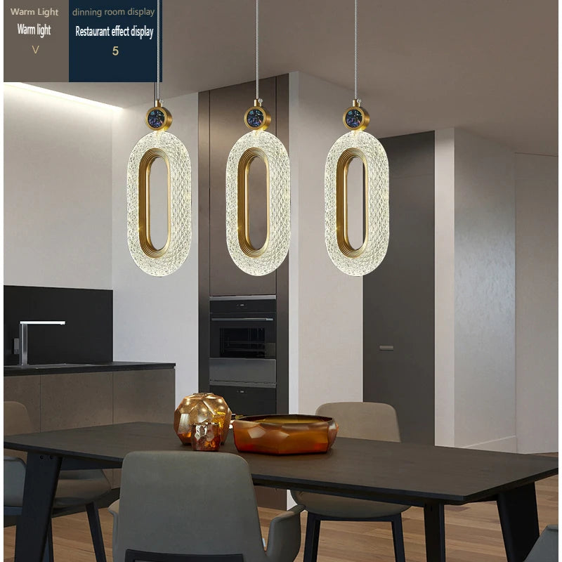 Fumi Pendant Lighting for Kitchen Island LED  Modern Gold Mini Pendant Lights for Bedroom Hallway Entryway Kitchen Island Light