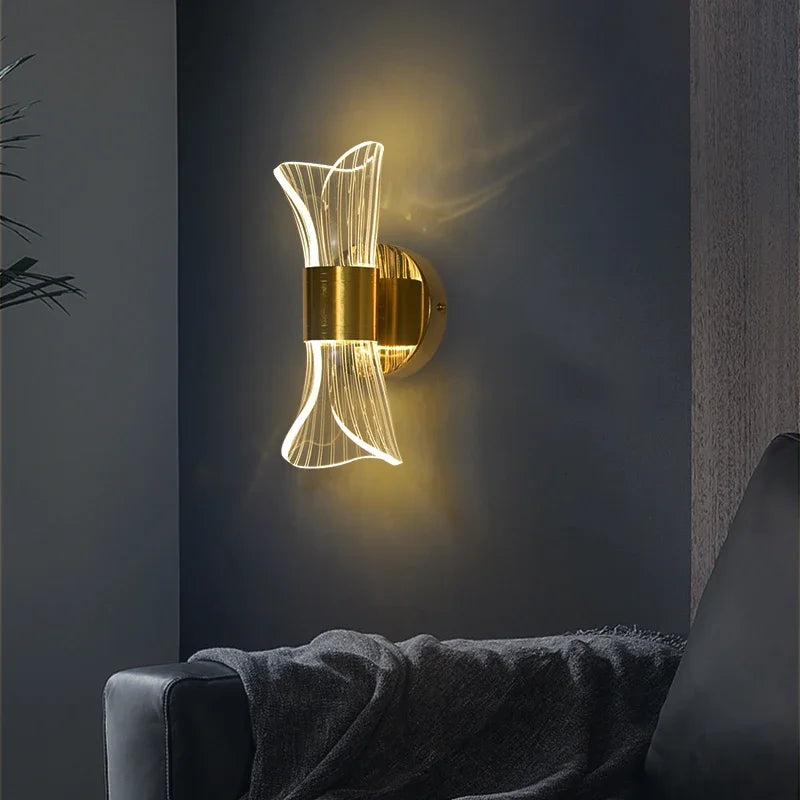 Nordic LED Wall Lamp Interior Lighting Home Appliance Bedroom Corridor Living Room Home Bedside Decoration Wall Light Sconces