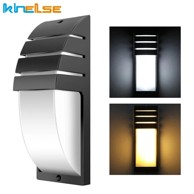 Outdoor LED Wall Lamp E27 IP65 Waterproof Aluminum Garden Porch Light 110V 220V Exterior Decor Sconce Street Lighting Fixture