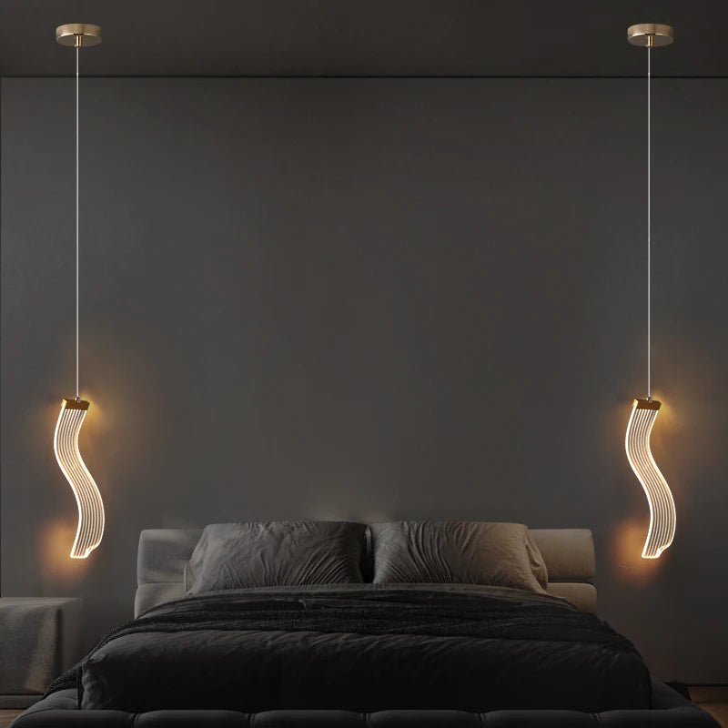 LED Pendant Light Hanging Lamps For Interior Lighting Home Bedroom Bedside Dining Table Living Room Decoration Pendant Lamp