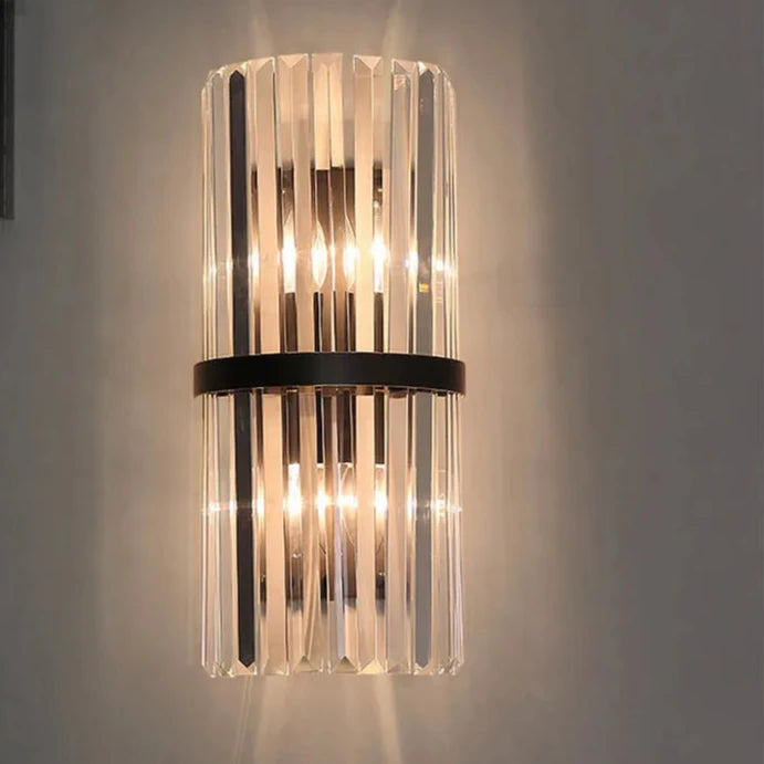 Modern Simple 40CMcrystal LED Wall Lights Living Room Bathroom Study Bedroom Wall Lamp Waterproof Antirust Alloy Room Decor Lamp