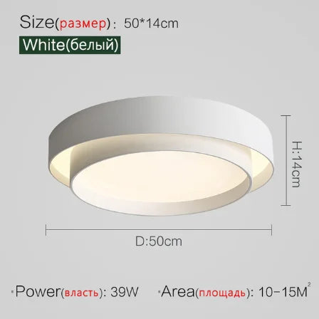 Nordic Bedroom Ceiling Lamp Minimalist Modern Ceiling Light for Living Room Kitchen Study Home Indoor Lighting Decor Fixtures