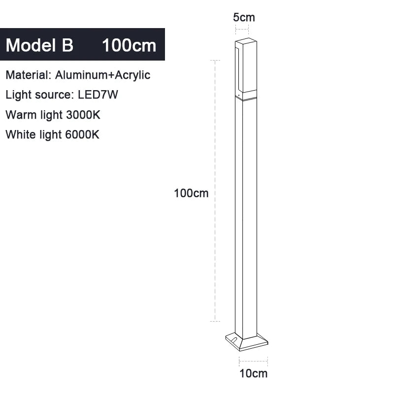 LED Lawn Lamp Landscape Lights For Garden Decoration IP65 Waterproof AC85-265V Garden Lights Outdoor Lighting For country house