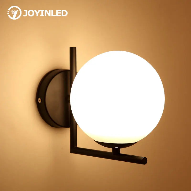 Modern Minimalist LED Wall Lamp Home Indoor Decor wall Sconce For Living Room Bedroom Bedside Lustres Backgroew Model Gold Black