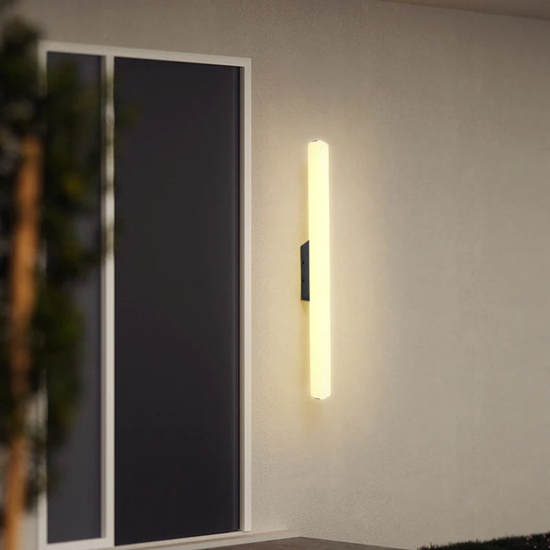 Modern Nordic style outdoor high brightness IP65 villa door pillars, walls, gardens, waterproof wall lights, LED light sources