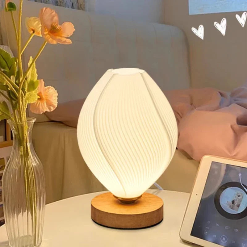 LED Flower Table Lamp USB Button Dleep Sleep For Home Livingroom Bedroom Bedside Desktop Atmosphere LED Flowers Decor Table Lamp