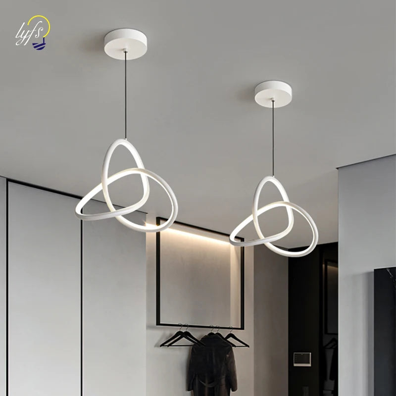 Lustre LED Pendant Lights Hanging Lamps For Ceiling Bedroom Bedside Dining Tables Living Room Decoration Nordic Pendant Lamp