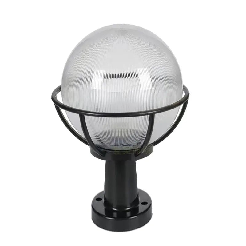 Outdoor Lighting Transparent Acryl Ball Column Lights Waterproof Interior lights For Villa Residenti