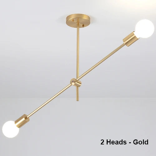 Nordic LED Simple Modern Magic Beans Creative Chandelier Living Room Dining Room Bedroom Line Chandelier E27 Base Lamp Lighting