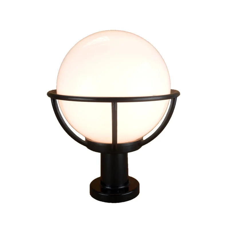 Outdoor Lighting Transparent Acryl Ball Column Lights Waterproof Interior lights For Villa Residenti