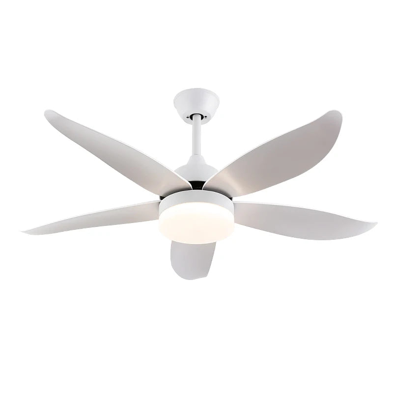 Modern Simple Remote Control Wood Grain Low Floor DC Motor Ceiling Fans With Ceiling Fan With Light Home Fan 220V Home Decor