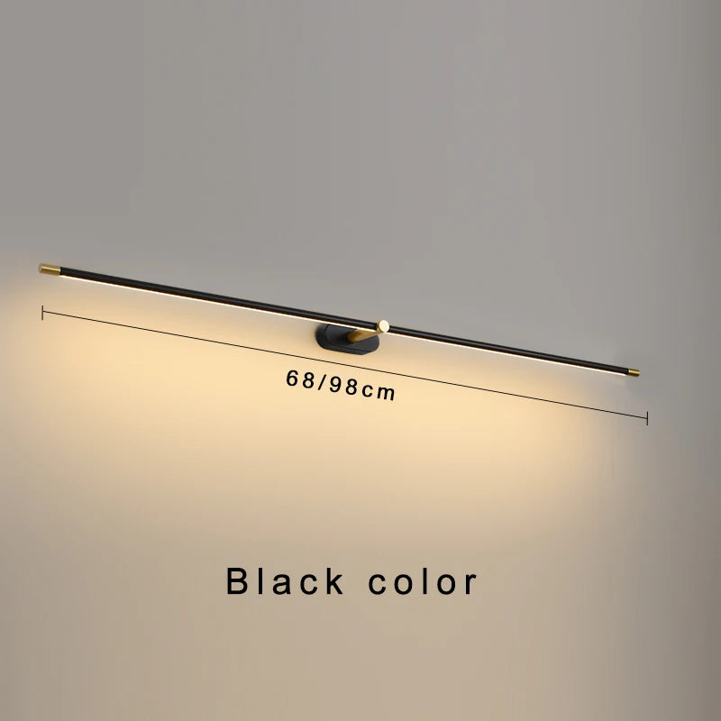 Length 680/980mm Modern LED Mirror Lights Lamps for Bathroom Mirror Sconces Wall Light for Living Room Bedroom Study Room