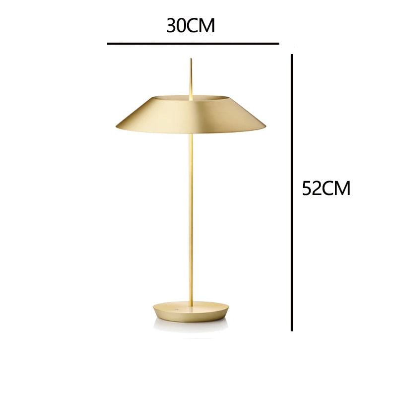 Mayfair Table Lamp Painted Led Umbrella lustre metal design lamp for dining room living room decorative bedroom bedside light