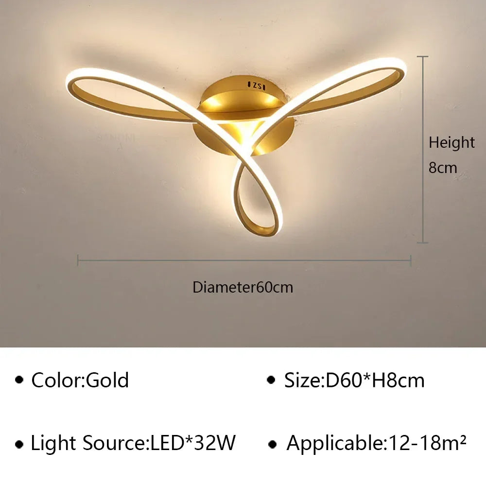 Modern LED Ceiling Lamp Chandelier for Living Dining Room Bedroom Corridor Aisle Balcony Home Decoration Lighting Fixture Lustre