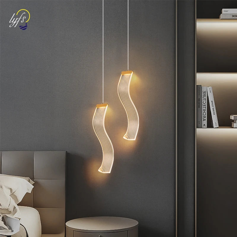 LED Pendant Light Hanging Lamps For Ceiling Interior Lighting Bedroom Bedside Dining Living Room Home Decoration Pendant Lamp