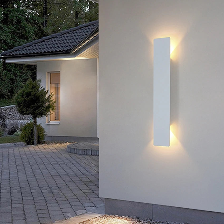 18W LED Up Down Wall Light in Black or White / Waterproof / for Outdoor Garden Porch Aisle / Indoor Living Room Bedroom